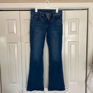 sz 12 long AEO jean kickboot cut